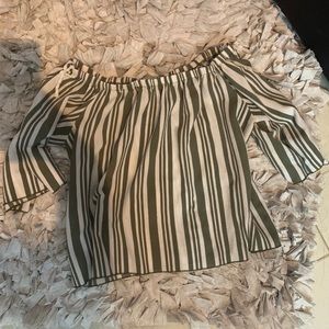 Off the shoulder shirt